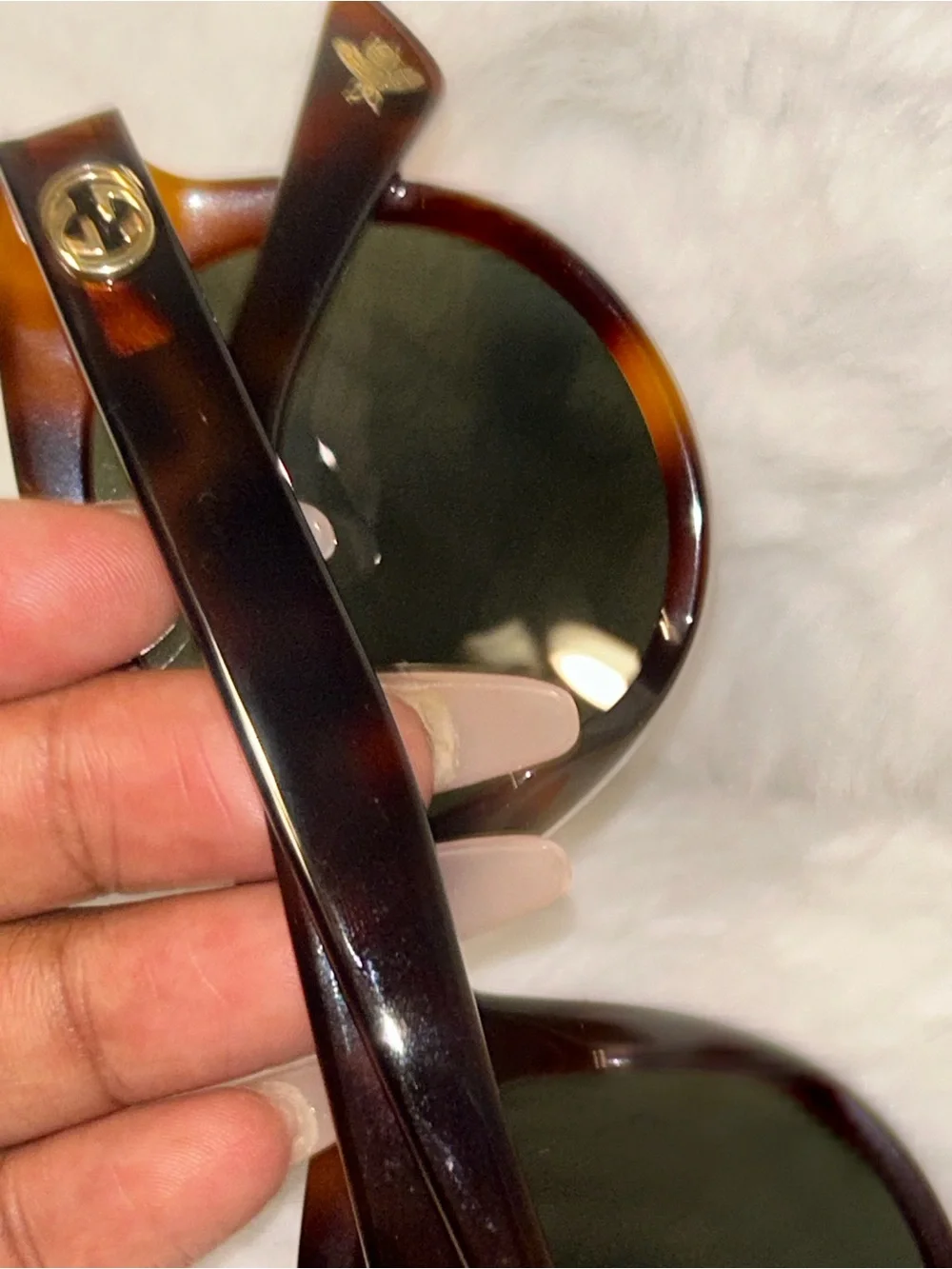 Gucci Tortoiseshell Round Sunglasses Brown/Black Lenses- BEAUTIFUL CONDITION